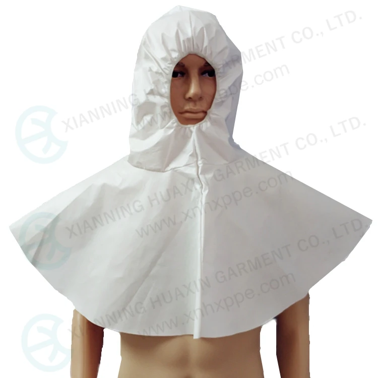 Lightweight breathable dust/water/oil particle proof hood