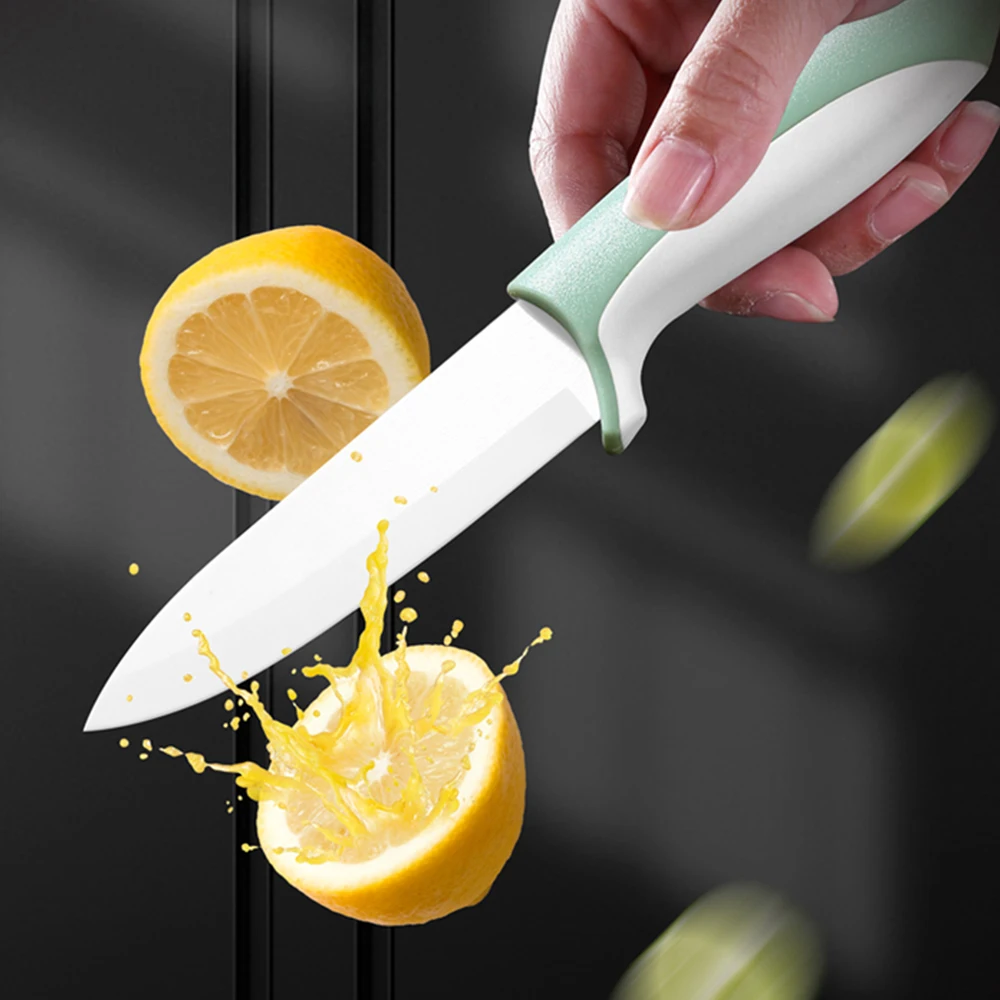 Hippo ceramic paring knife baby auxiliary knife household 4 inch kitchen knife