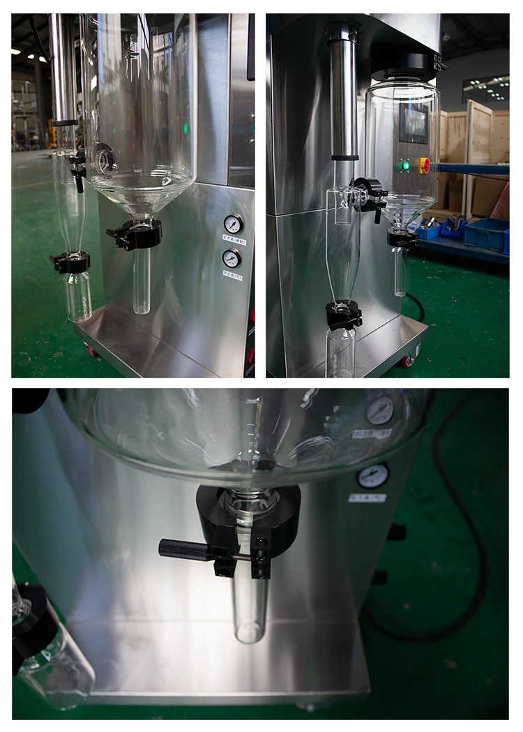 PLC Control System Mini  Stainless Steel  Spray Dryer For Milk Powder