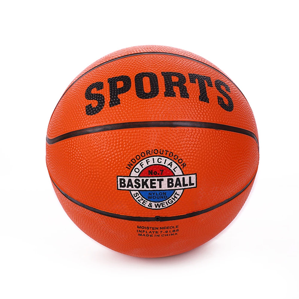 Wholesale Price Yiwu Factory Customized Official Size 7 Rubber Basketball in Stock Sport Basketball Baloncesto