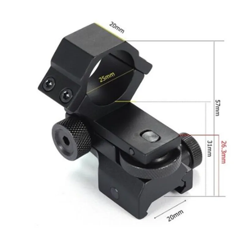 QQ23 Adjustable windage/elevation height adjust scope mount