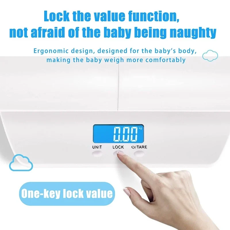 10g-100kg Newborn Baby Weighing Scale Digital High Precision Multi-Function Infant Electronic Body Weight Scale