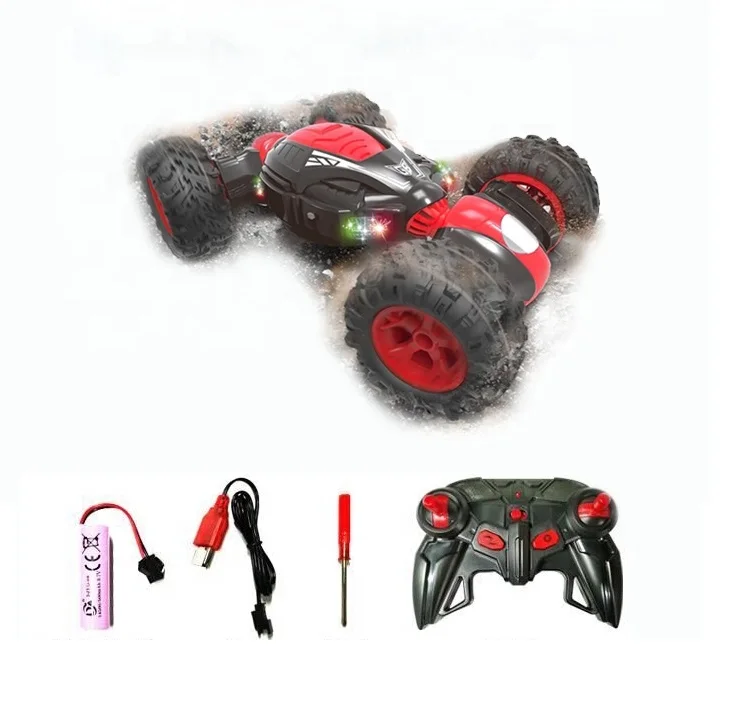 2.4G remote control car rc drift stunt off-road deformation rc car toys with flashing light music