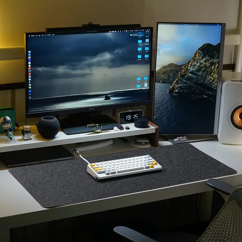 5MM thick Table Keyboard Big Mouse Pad Wool Felt Laptop Cushion Desk Maose Pad Gamer Mat