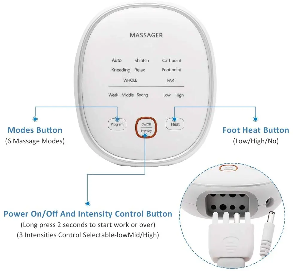 Bi-win outdoor leg massager electric foot heated  air compressor air leg massager foot air compression  leg massager