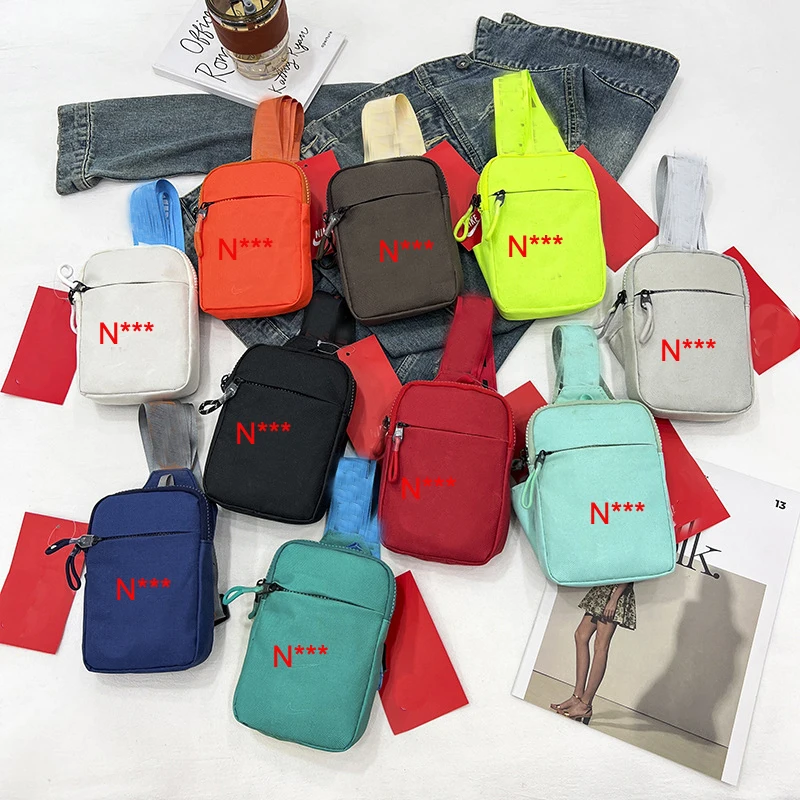 Custom Logo Wholesale Fashion Adjustable Belt Travel Sport Unisex Canvas Fanny Pack Waist Bag