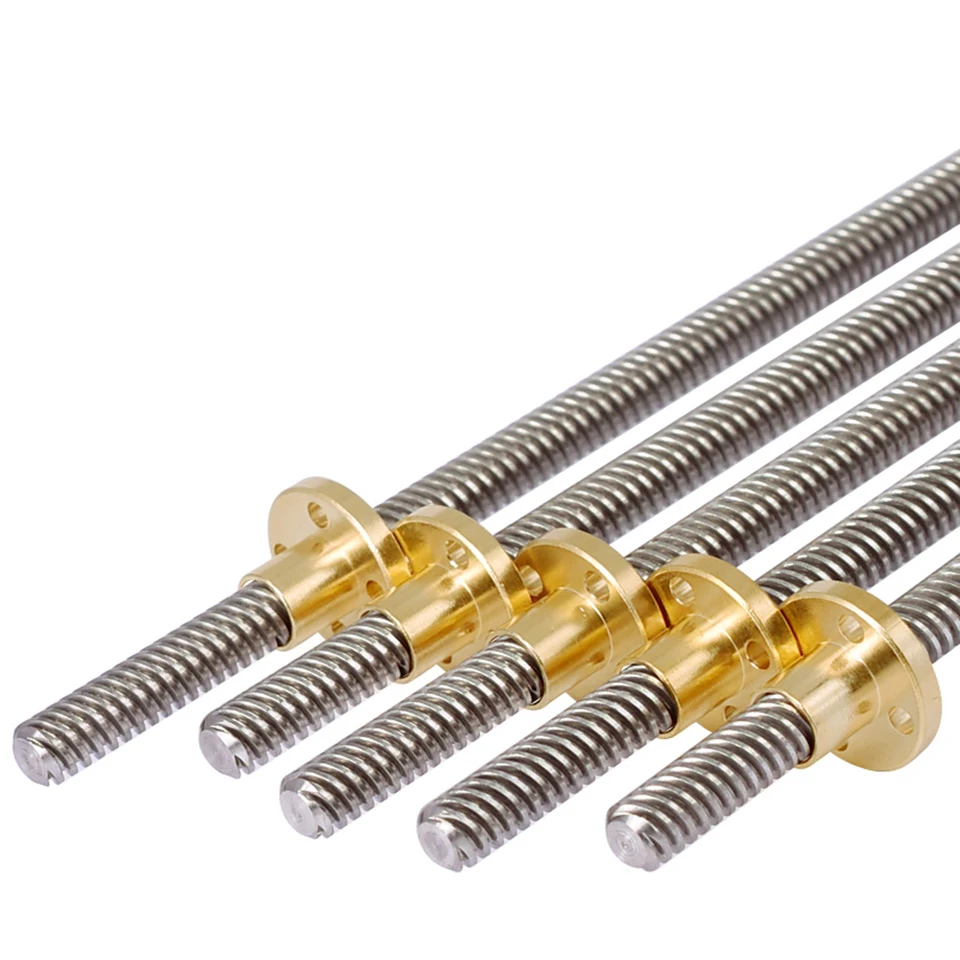 High Speed Trapezoidal Thread  3D Printer Rod Kit CNC high helix t8X2 8mm t8 lead screw Price