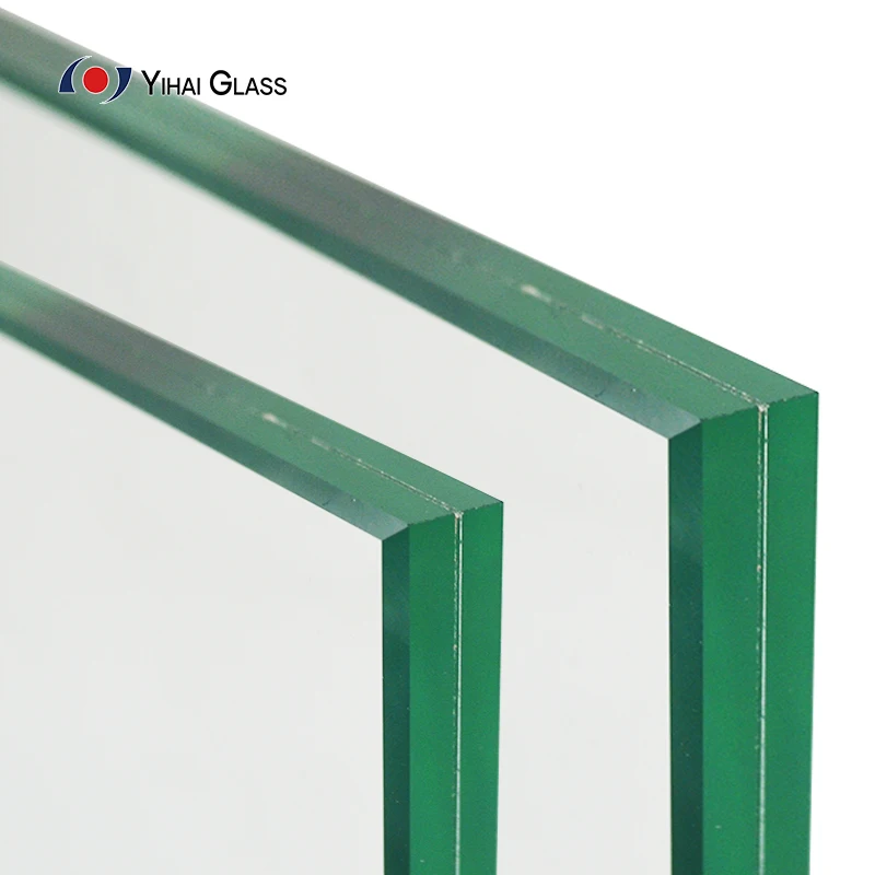 Building Glass Custom Clear Tinted Glass Tempered Laminated Glass For Building Window Railing