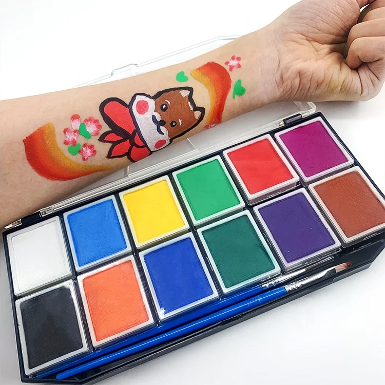 Human body paint water color more pigment face body painting
