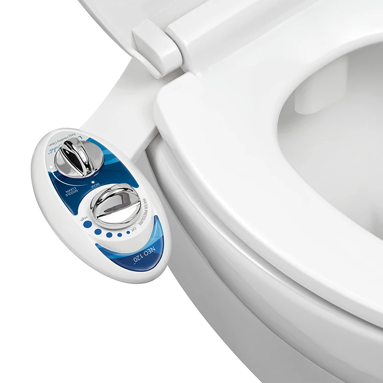 High Quality Non-electric Bidet Toilet Attachment With Self-cleaning Nozzles Reversible Bidet