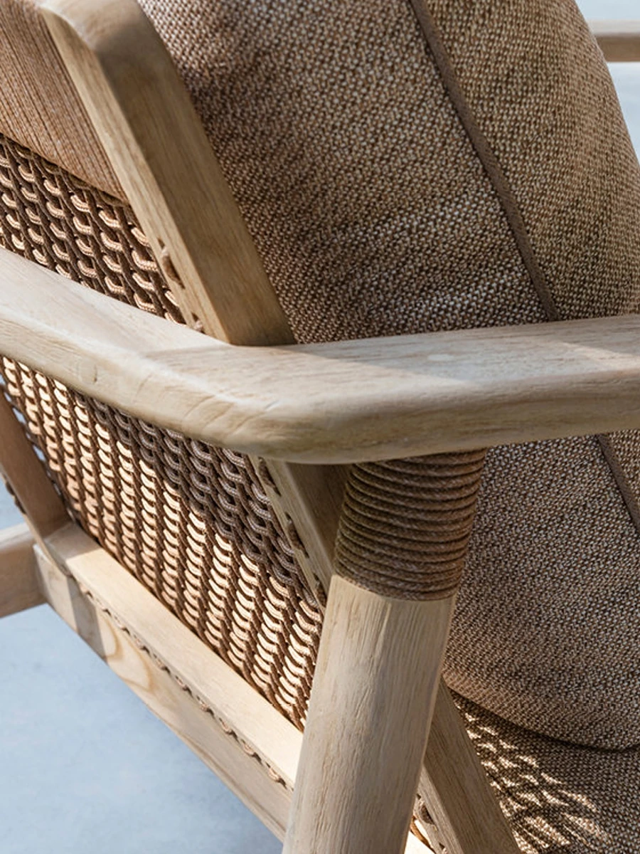 Commercial Standard Patio Teak Wood Garden Table Outdoor Furniture Dining Table and Chair Set