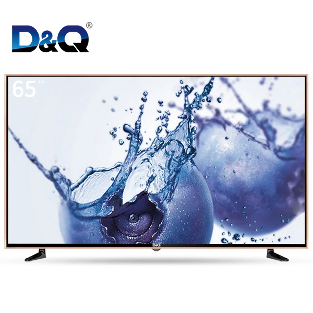 Оригинальный D & Q led smart tv 65 дюймов 4k ultra hd большой экран телевизор для отеля