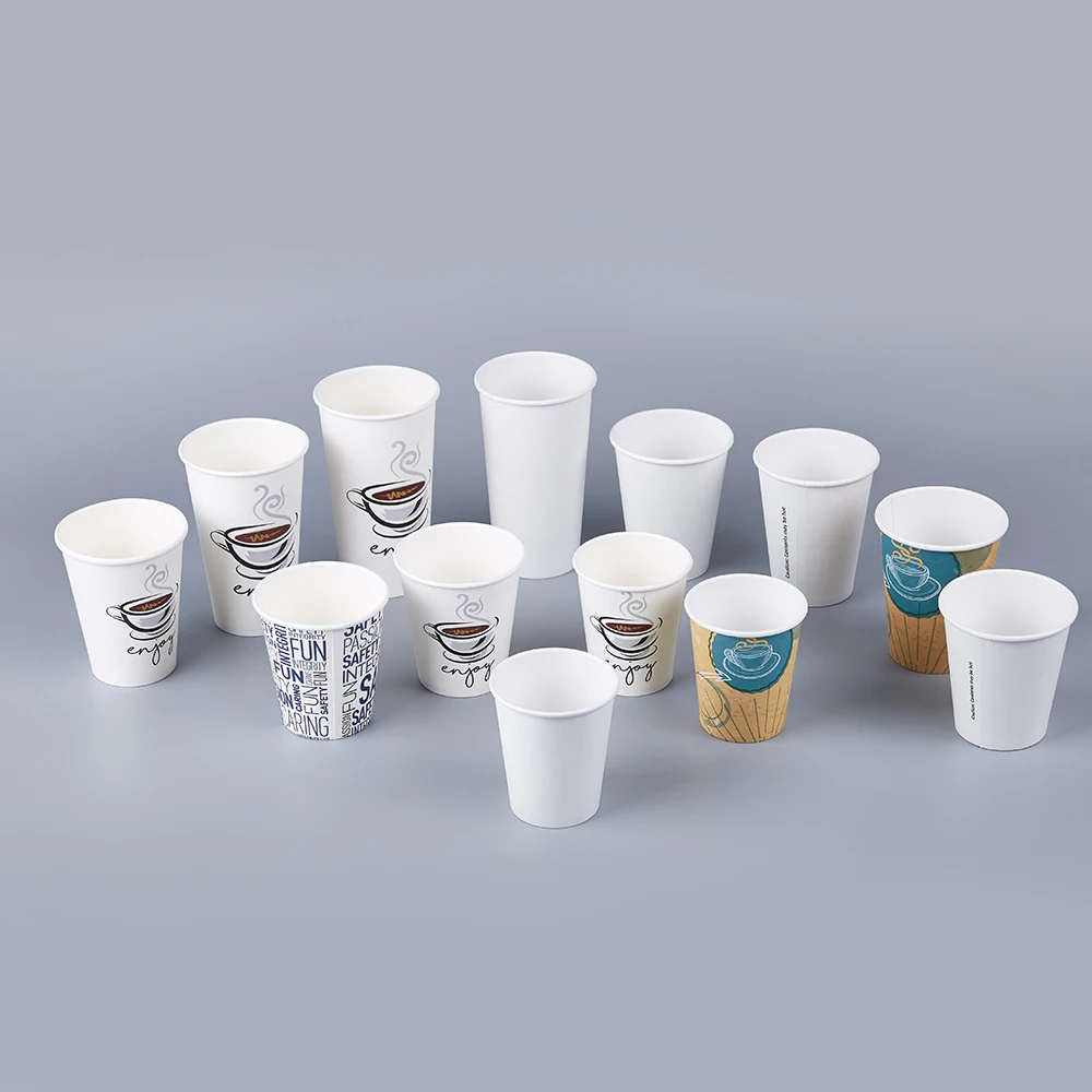 china oem/odm disposable wholesale paper coffee cups with paper cup lid PS material include 80mm and 90mm