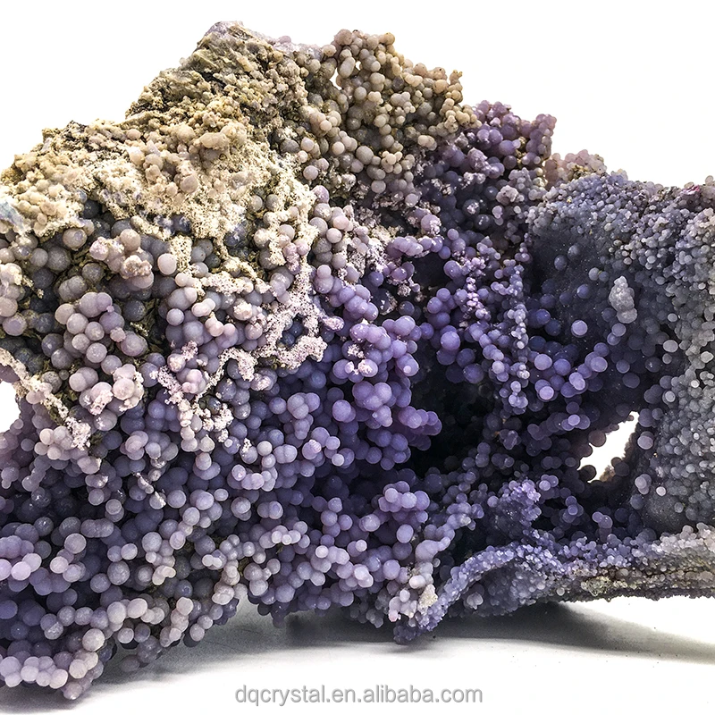 Wholesale natural Grape Agate specimen heading crystal raw stone healing Purple crystal gemstone For Home Decoration