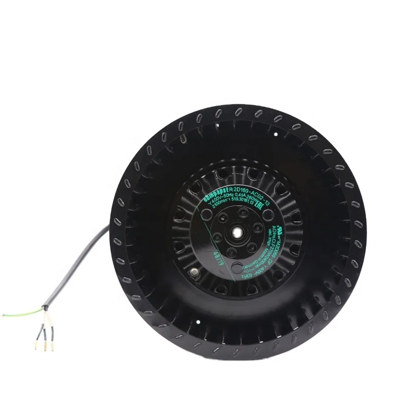 Original  Ebm papst   R2D160-AC02-13  160mm  260W 400V Centrifugal  fan