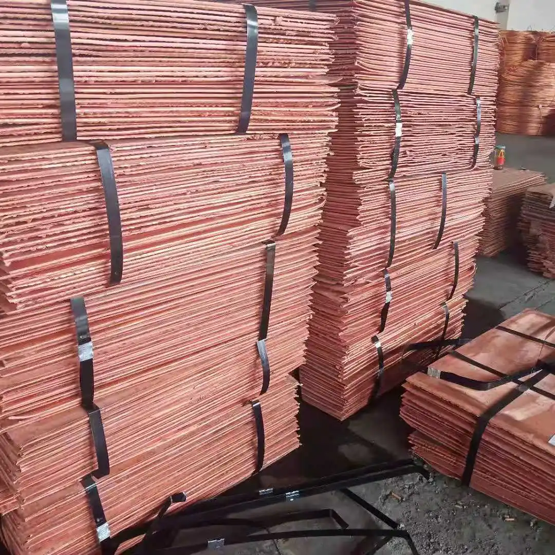 Cathode copper sheet Copper plate 99.99% copper cathode for export