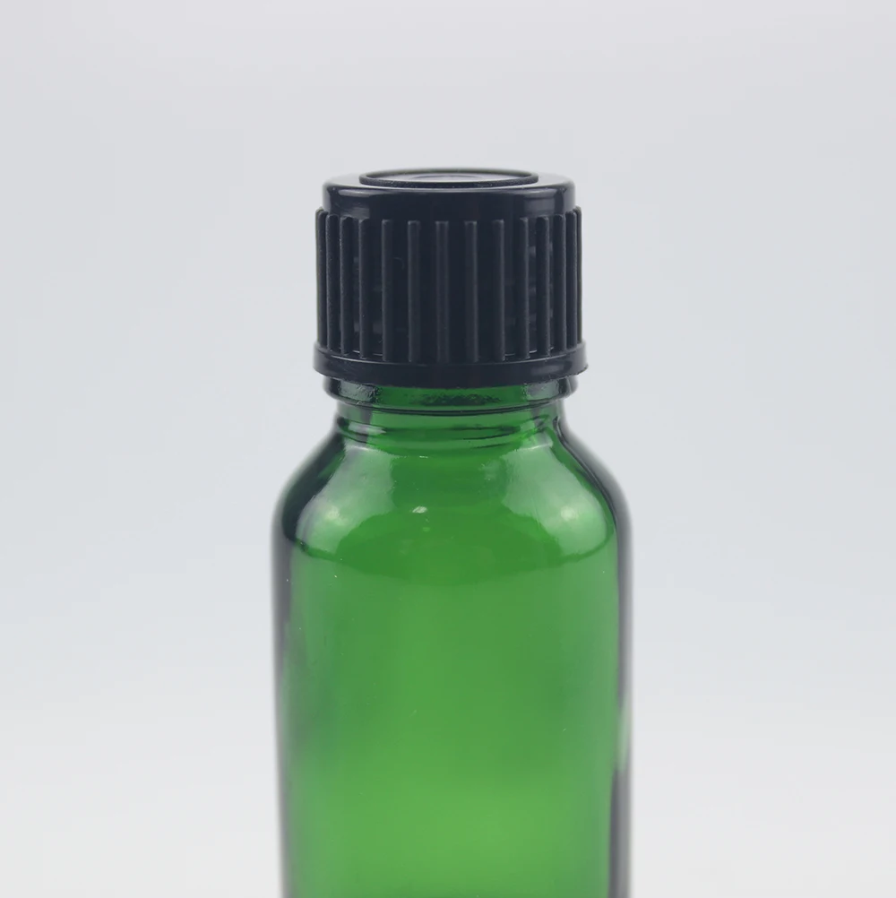 Non Spill 5ml 10ml 15ml 20ml 30ml 50ml 100ml Clear Blue Amber Green essential oil  bottle with 18/415 plastic screw cap