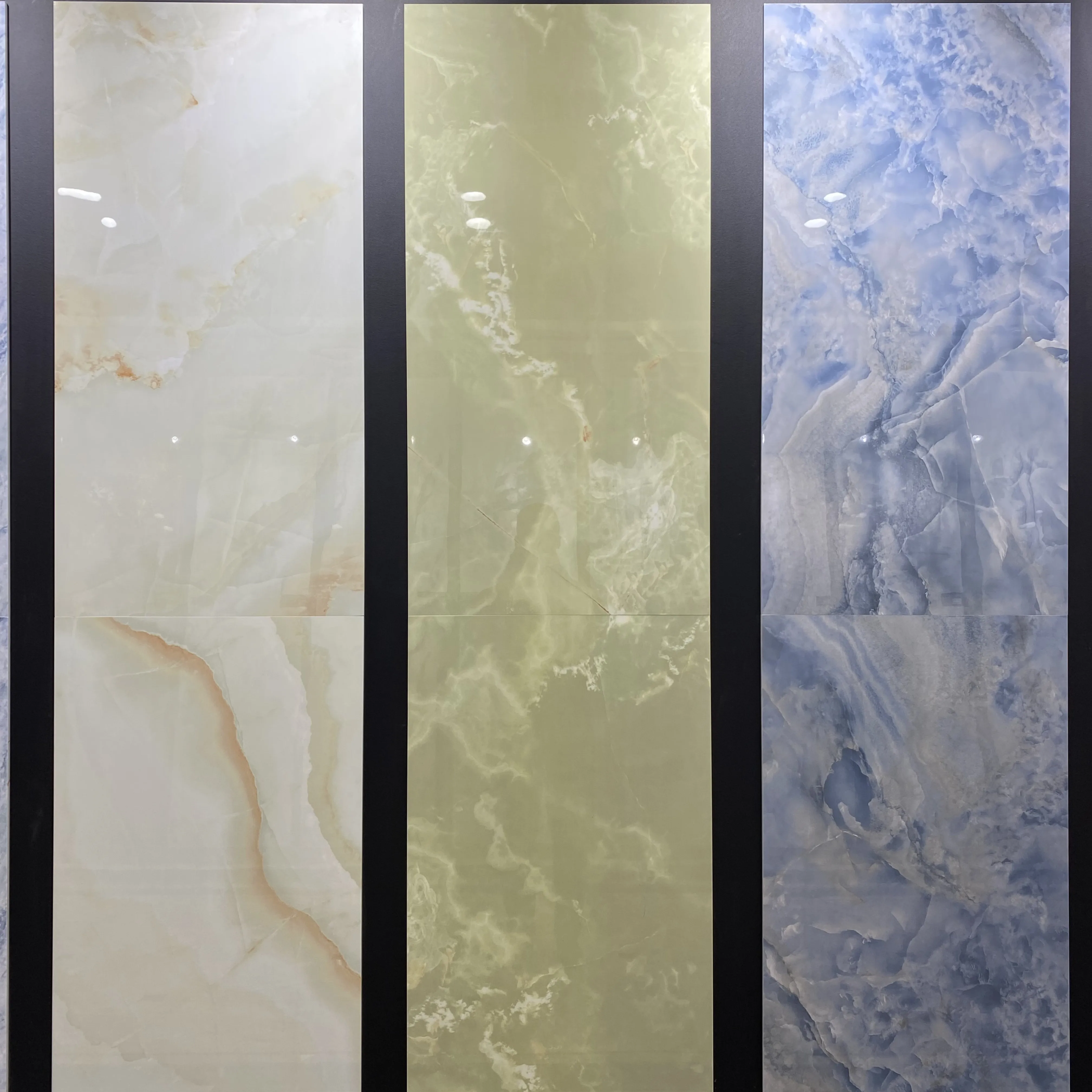 New designs slabs porcelain floor tiles Spanish designs big size glazed polished tiles with good price
