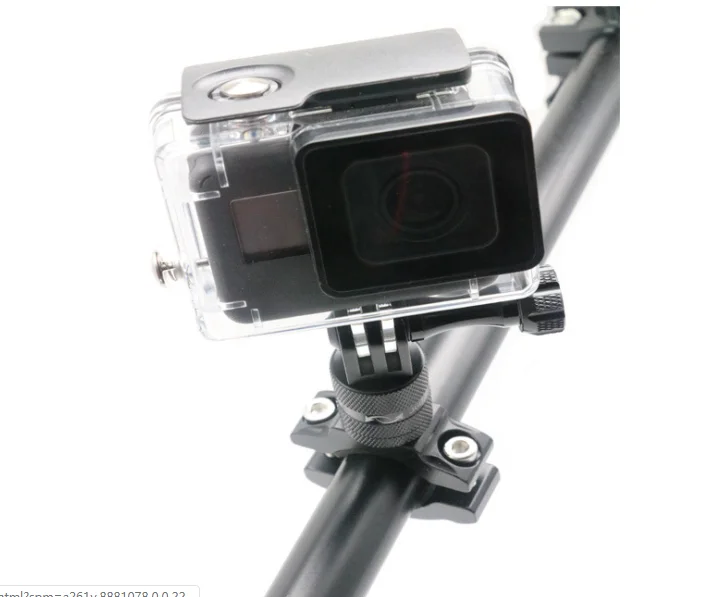 2023 Aluminum Handlebar Mount Stand Sport Action Camera Holder Bike Bicycle Stand Camera Mount 360 camera stand