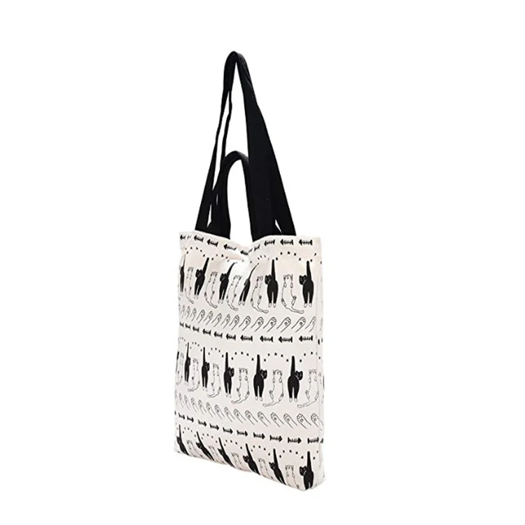 Custom fashion colorful cotton canvas shipping tote bag wholesale