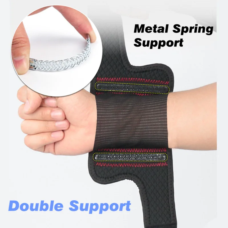 Sports Breathable Neoprene Carpal Tunnel Splint Protector Arthritis Sprains Strain Wrist Support Brace