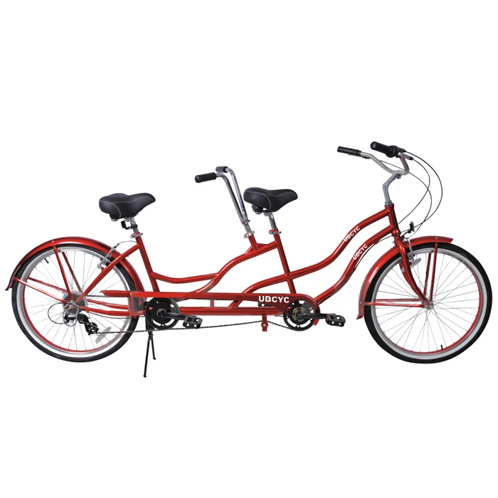 China factory supply 2 wheel pedal tandem bicycle tourist sightseeing bike surrey cycling