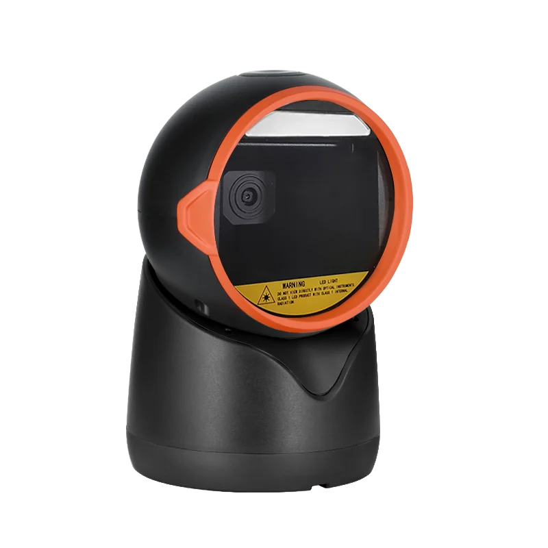 Supermarket Wireless Desktop Barcode Scanner 1D/ 2D QR Code scanner Wired USB Scanning machine for POS System