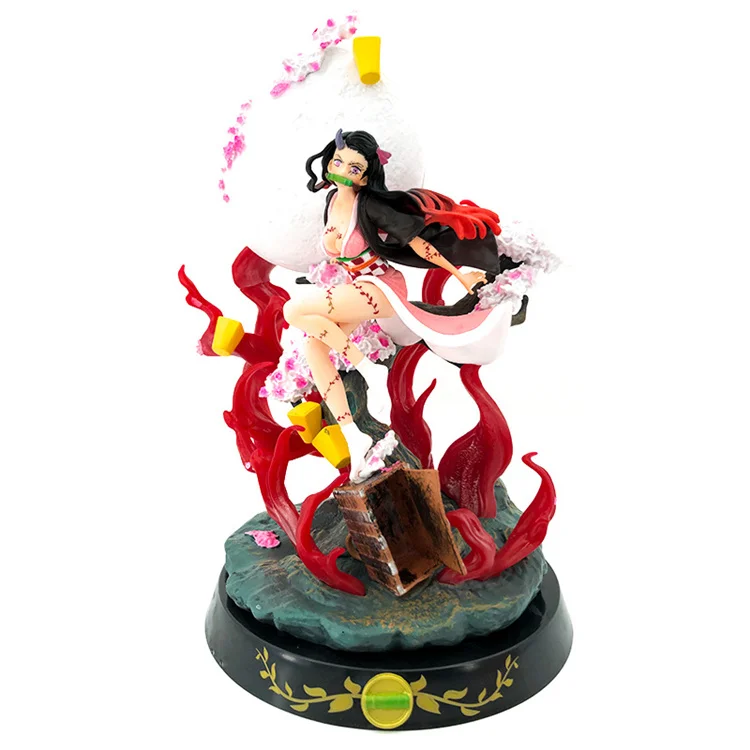 Anime figures  big size Demon Slayer Kimetsu no Yaiba Kamado Nezuko action figure 3D Character Collectible Model