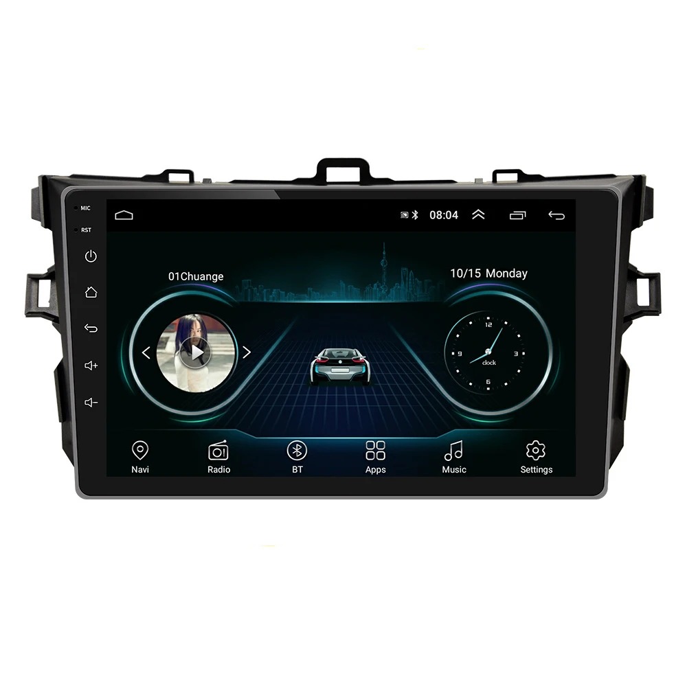 Stereo Multi-Point Single Din Touch Screen 7 Inch Android  Car Multimedia Player Universal