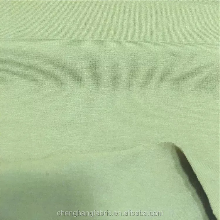 Chengbang Fabric Factory Best Quality Single Jersey 95% Pima cotton 5% Spandex Fitness Last Long Fabric