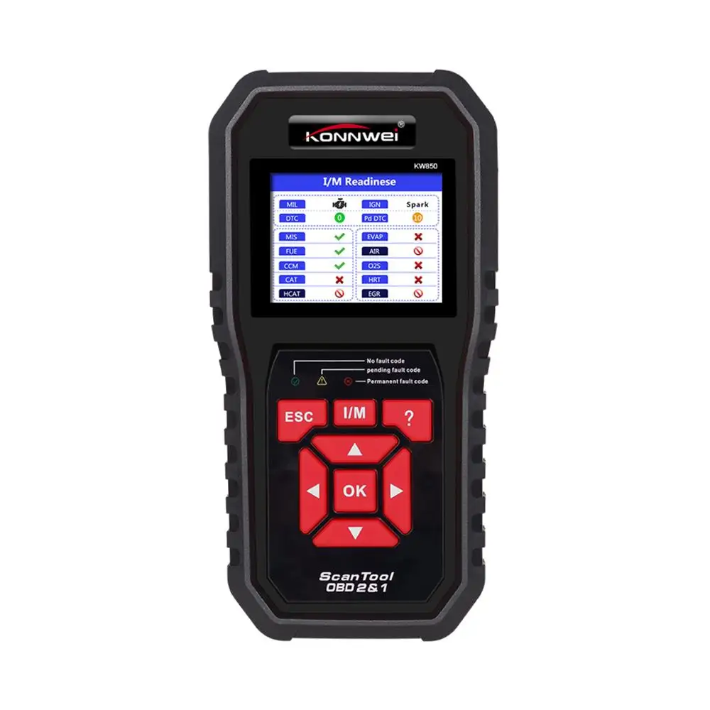 Автомобильный диагностический сканер KONNWEI KW850 OBD2 с 2 режимами поддержка нескольких языков онлайн-обновление бесплатное устройство для считывания