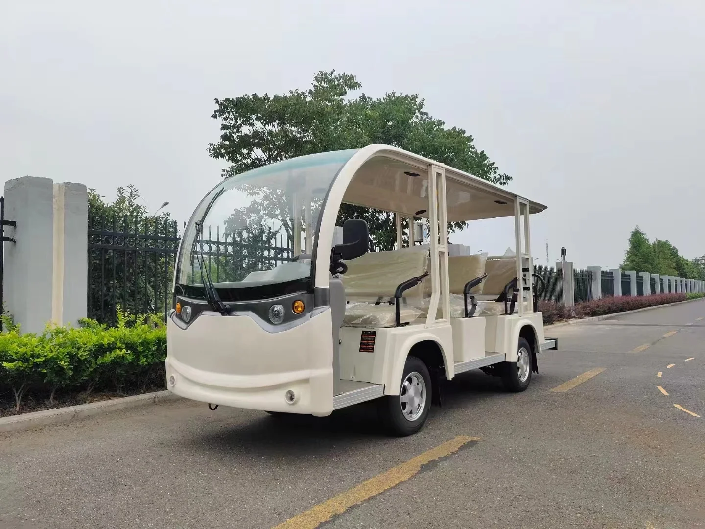 customization  seats electric sightseeing bus high quality with top level ev  kits