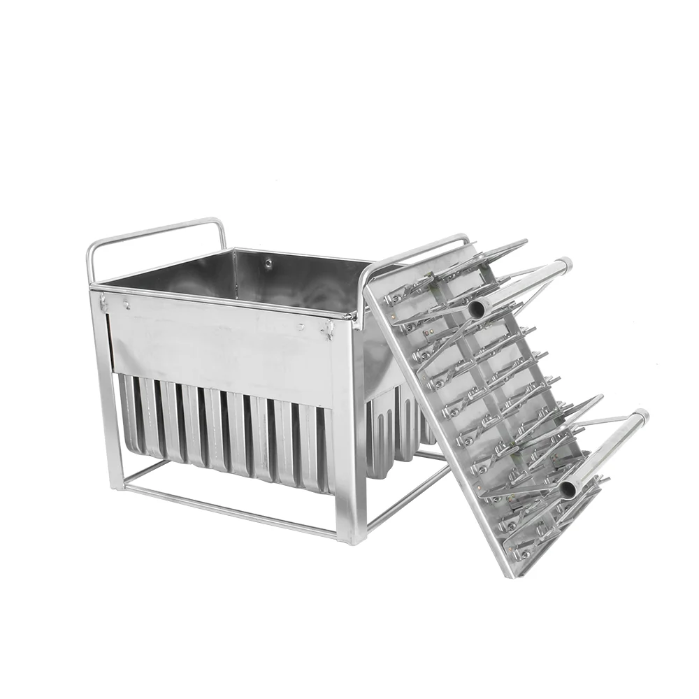 Commercial Ice Cream Popsicle Making Machine Stainless Steel Popsicle Maker Yogurt Fruit Popsicle Molds Freezer Cabinet