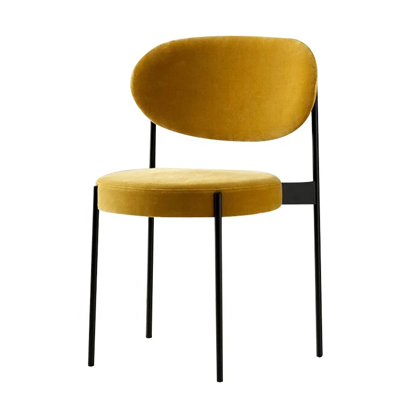 Modern European style fabric upholstered bella chair for dining room