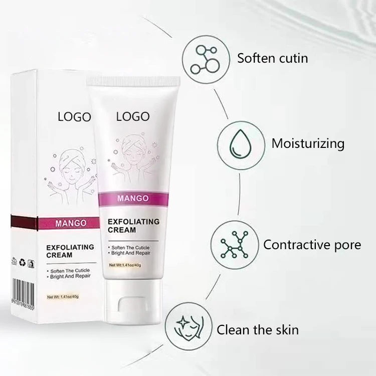 Натуральный органический отбеливающий крем для ухода за кожей лица, увлажняющий восстанавливающий крем для лечения акне, Отшелушивающий гель-крем