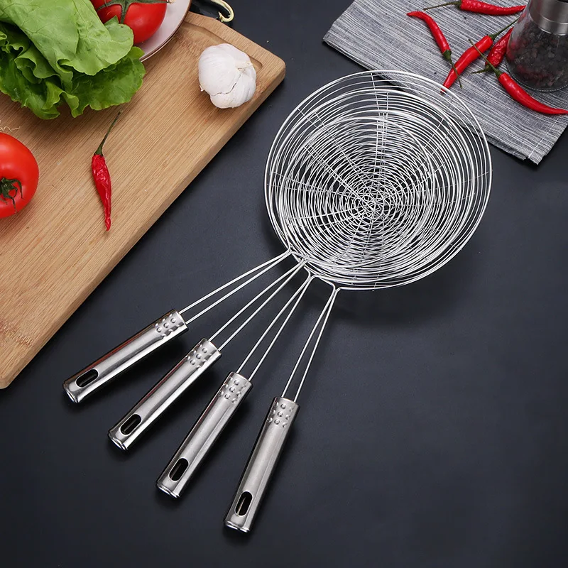 Cooking Tools Stainless Steel Mesh Strainer Wire Strainer Colander