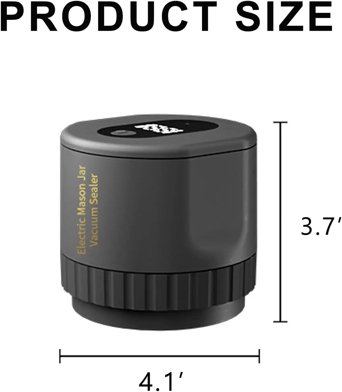 Electric Mason Jar Vacuum Sealer Cordless Vacuum Sealer Kit for Wide-Mouth & Regular-Mouth Mason Jars for Food Storage