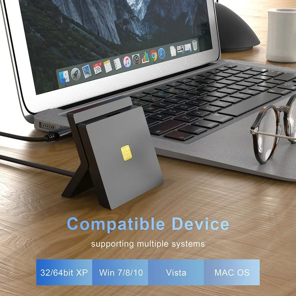  Смарт-кардридер Setlcom SCR390 EMV со слотом для