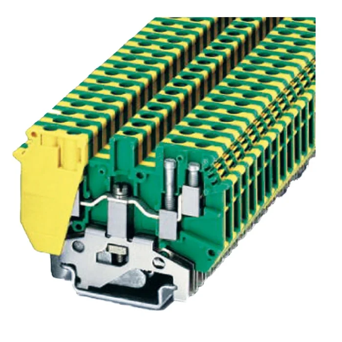 RUDK 4-PE Din Rail Terminal Block earth electrical terminal block