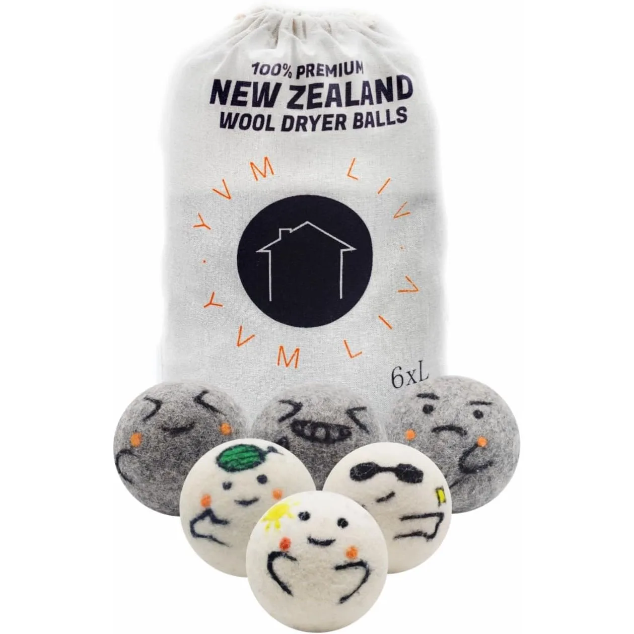 Trending products 2024 new arrivals laundry wool dryer balls & discs