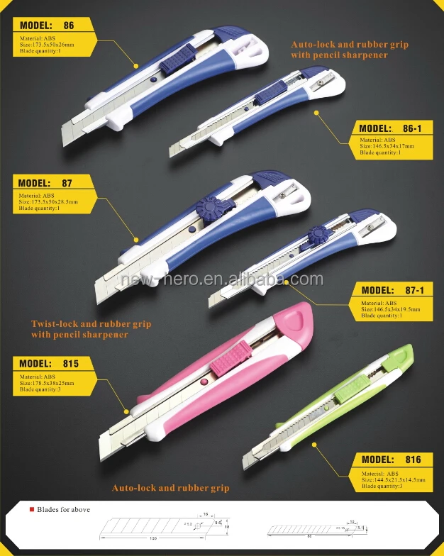 K смолы мягкая ручка 18 мм отламывающимся бумагорезательная мшина и студенческая Канцелярия резак офис режущий нож