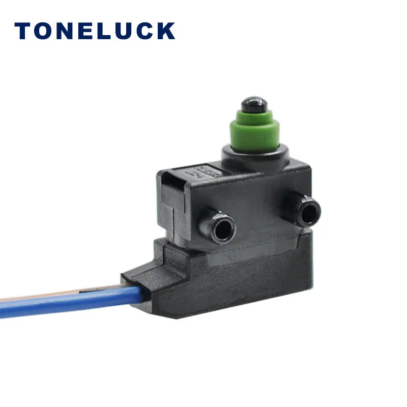 Chinese Factory Sealed Plunger Piston Waterproof Micro Switch 200gf Snap Action Limit Switch IP67 With Wire