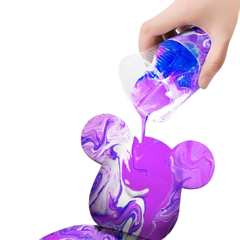 Wholesale Fluid Bear Painting 1L Big Pack Various Colors Liquid Pigment Colorful Dye DIY Scrawl Painting
