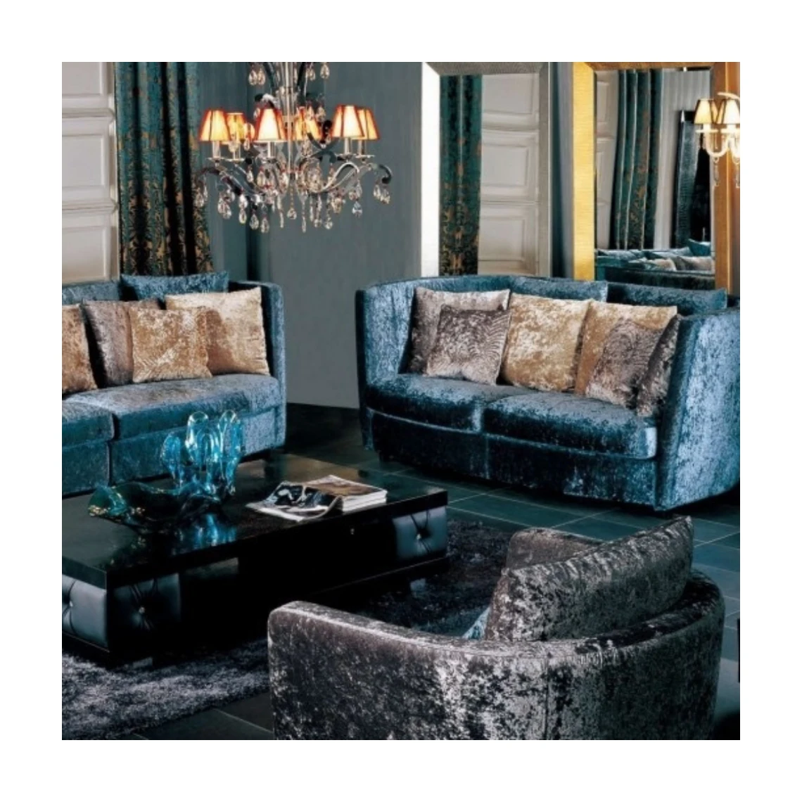 Home Textile 100% polyester home furnishing textiles wholesale velvet 2 layer fabrics for sofa and upholstery