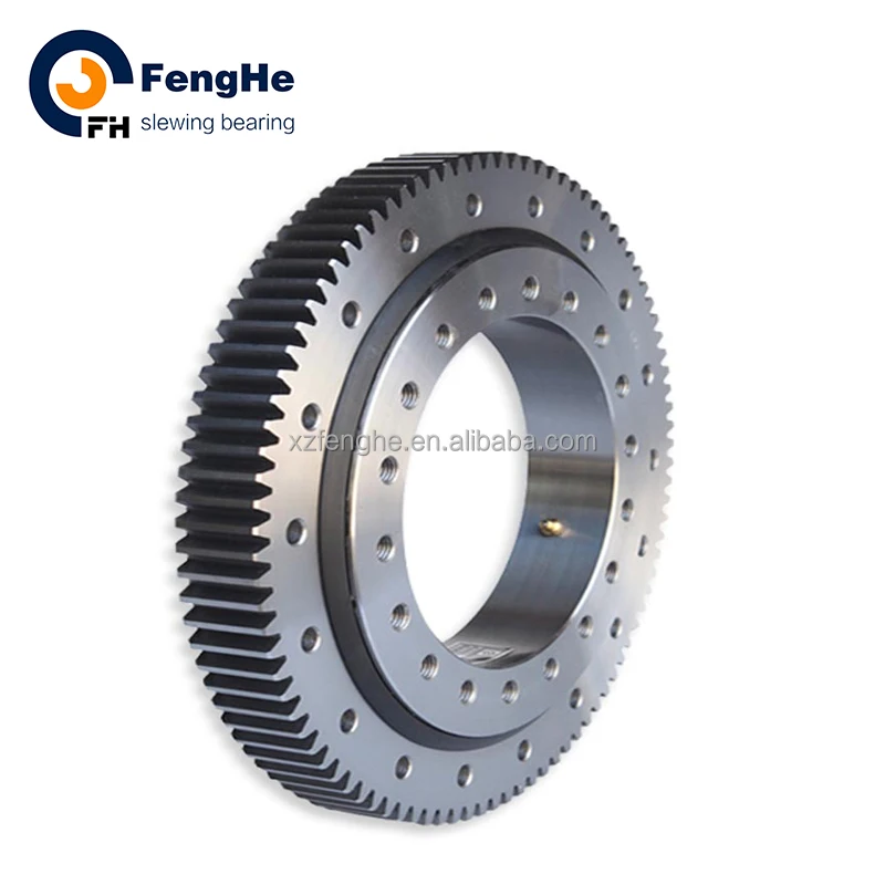 Cross-Roller Slewing Ring Bearing with External Gears