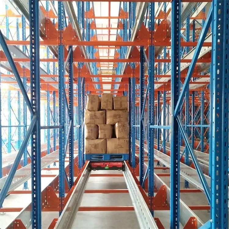 Промышленный склад автоматический стеллаж для радио шаттл