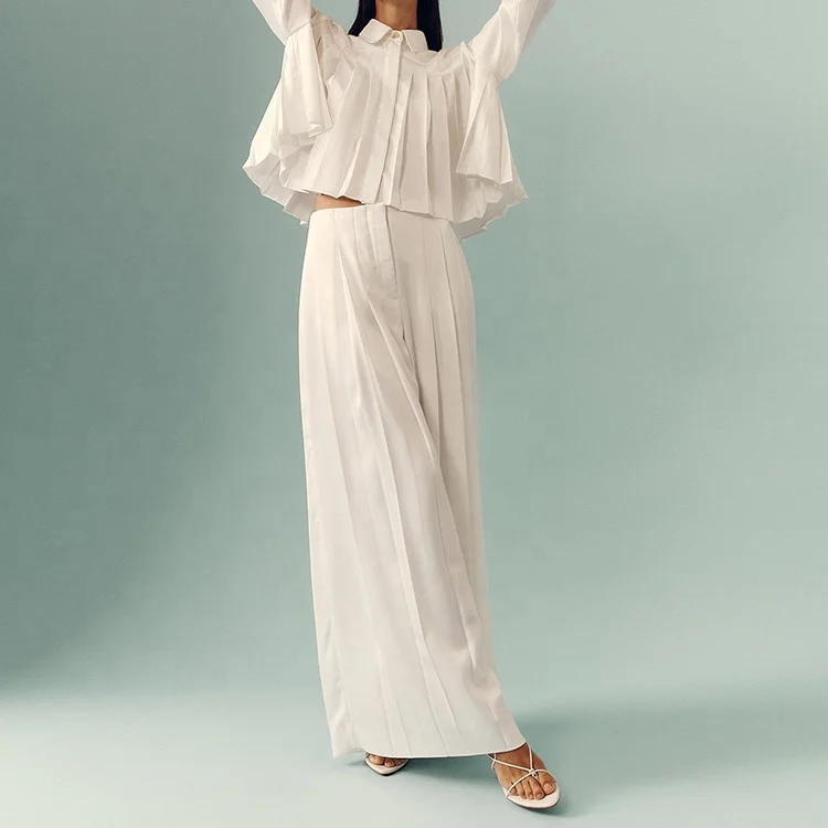 Custom Long Sleeve Cotton White Linen Blouse Manufacturer Spring Summer Lady Elegant Shirt For Women