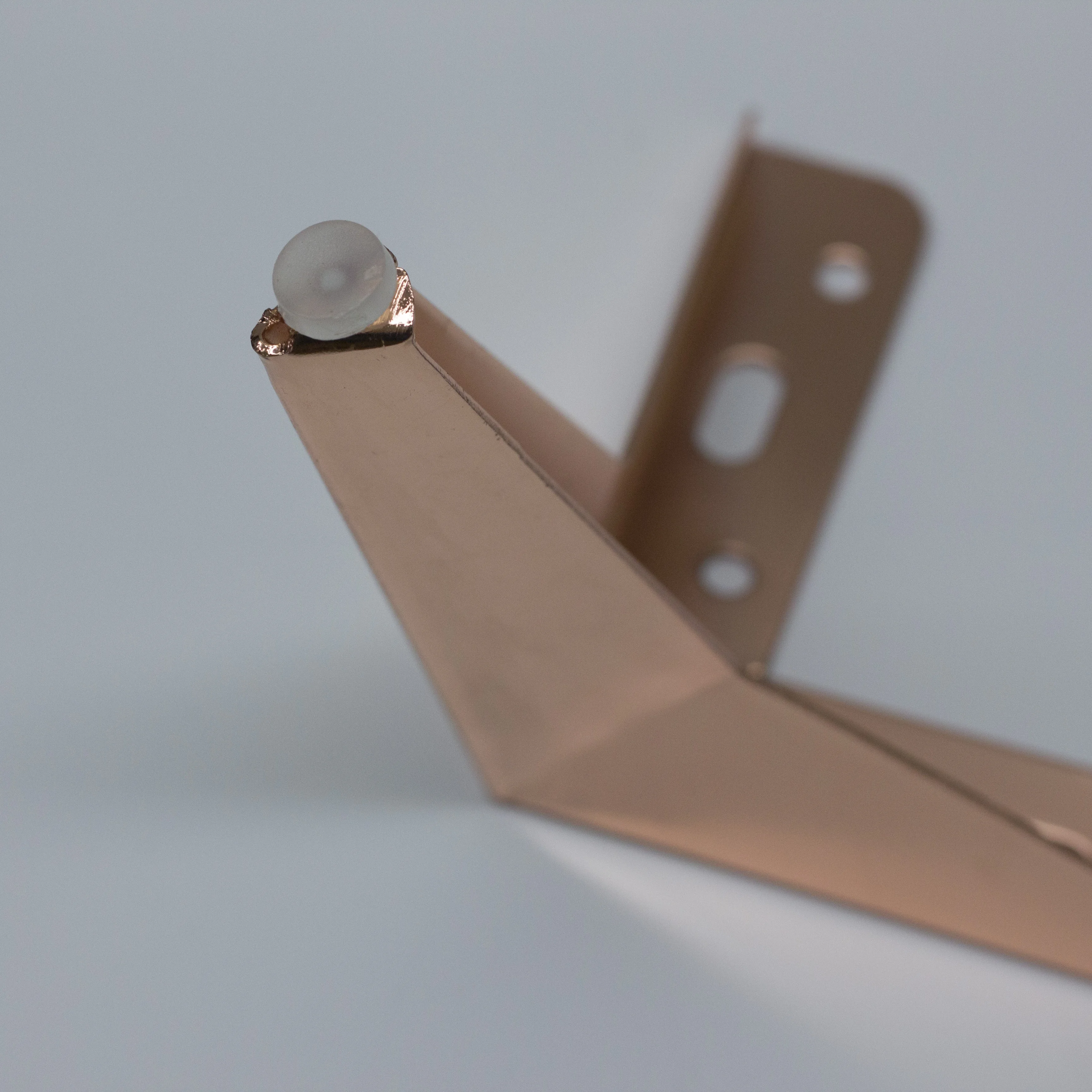 140mmH New style Metal Cabinet Feet Furniture Leg Golden Sofa Feet Heavy Duty Triangle Rose gold Sofa Metal legs