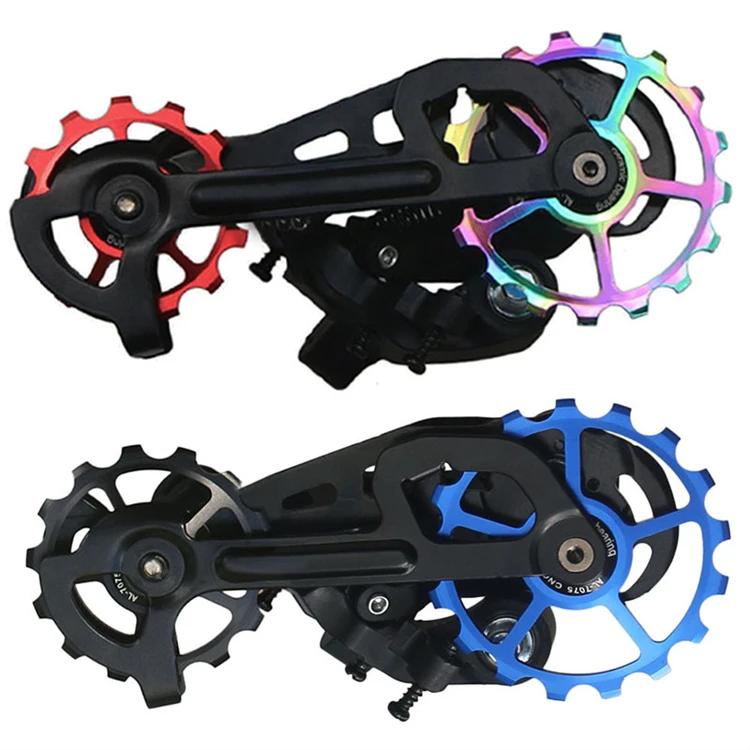 RANAGO CNC Process MTB Велосипедное заднее направляющее колесо легкий алюминиевый сплав с многоцветным дизайном по заводской цене керамические подшипники