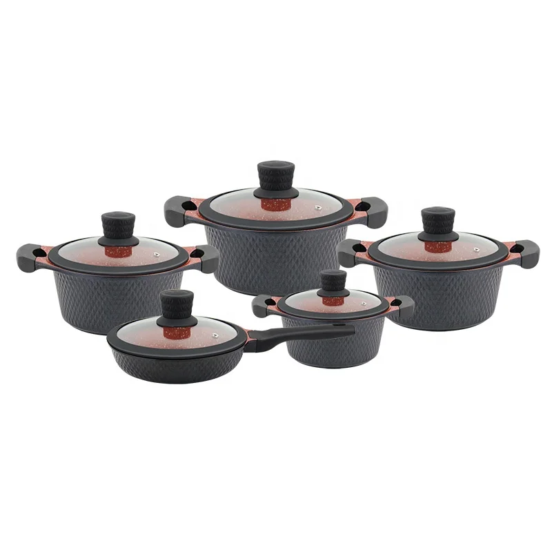 HausRoland Wholesale Soup & Stock Pots Kitchen Cooking Panelas- Conjunt Casserole cookware set cook pot
